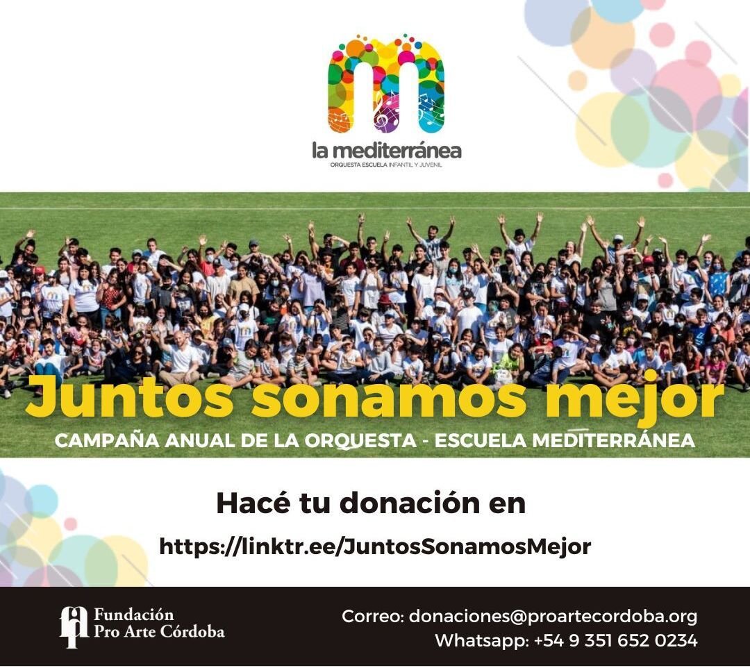 Campaña Anual «Juntos sonamos mejor»