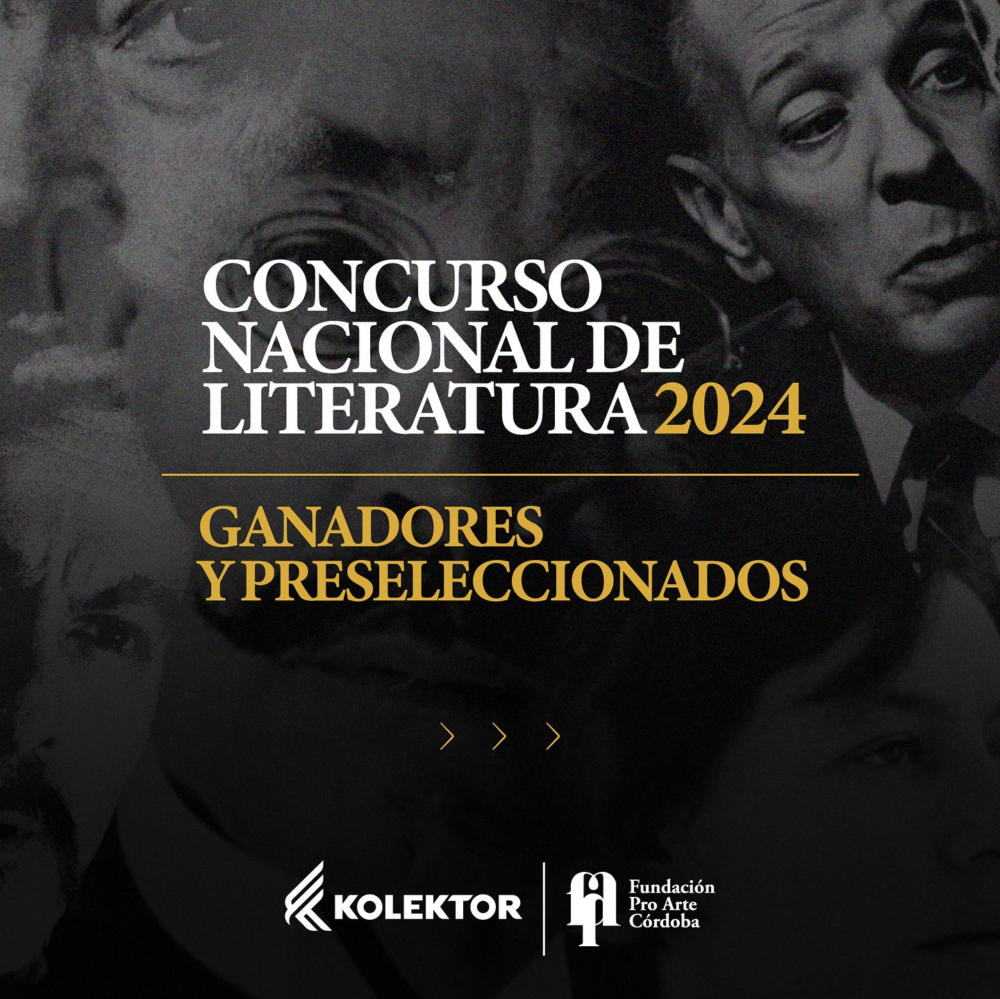 Decima Edición del Concurso Nacional de Literatura. Premiados y preseleccionados.